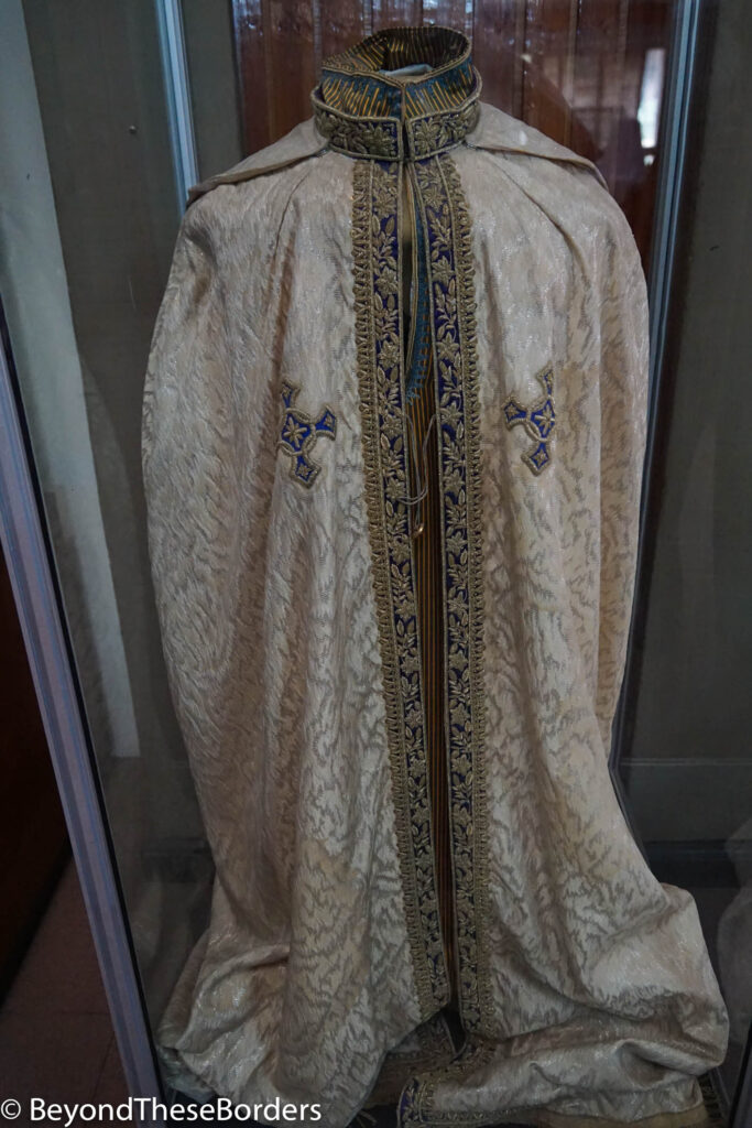 Ceremonial robe of bishop of the Ethiopian Orthodox Tewahdo Church.