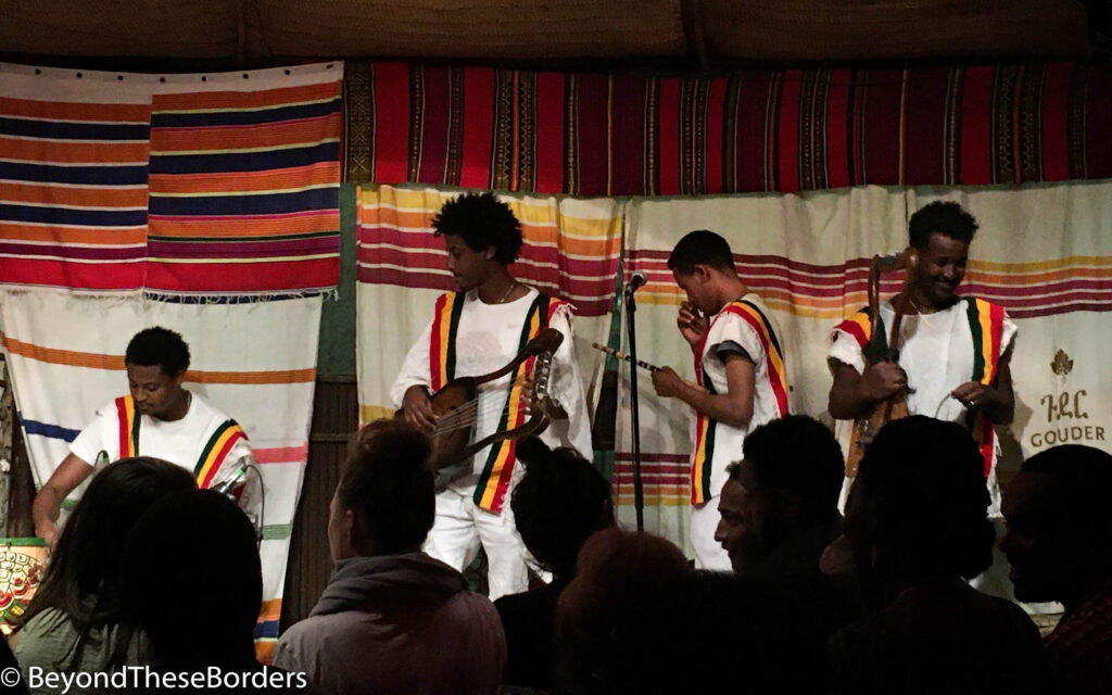 Performers at Fendika Azmari Bet in Addis Ababa, Ethiopia
