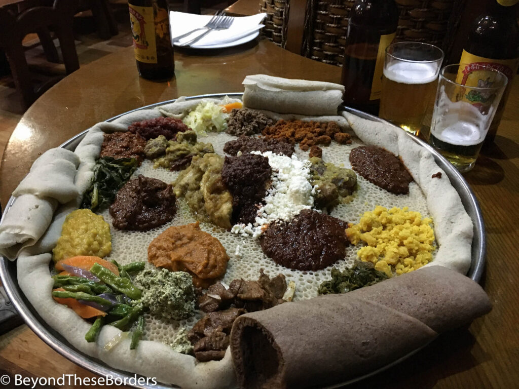 Traditional Ethiopian food
